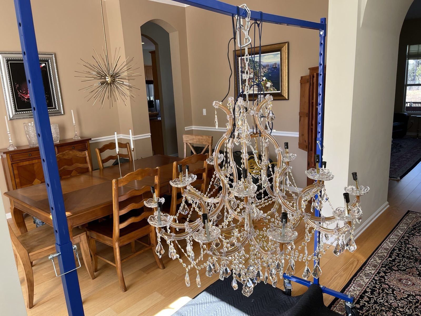 Assembling a crystal cove fixture